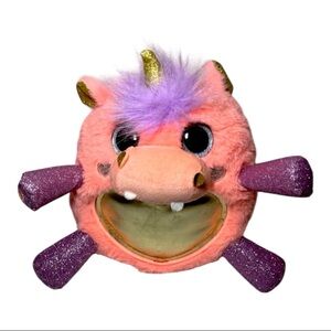Talking unicorn plush - Pink Rainbocorn Fairycorn Surprise used